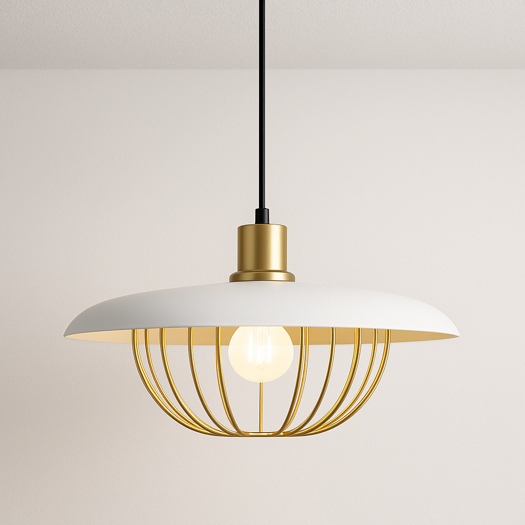 Luminária Pendente Moderno Minimalista Rústico Madeira Metal Livis