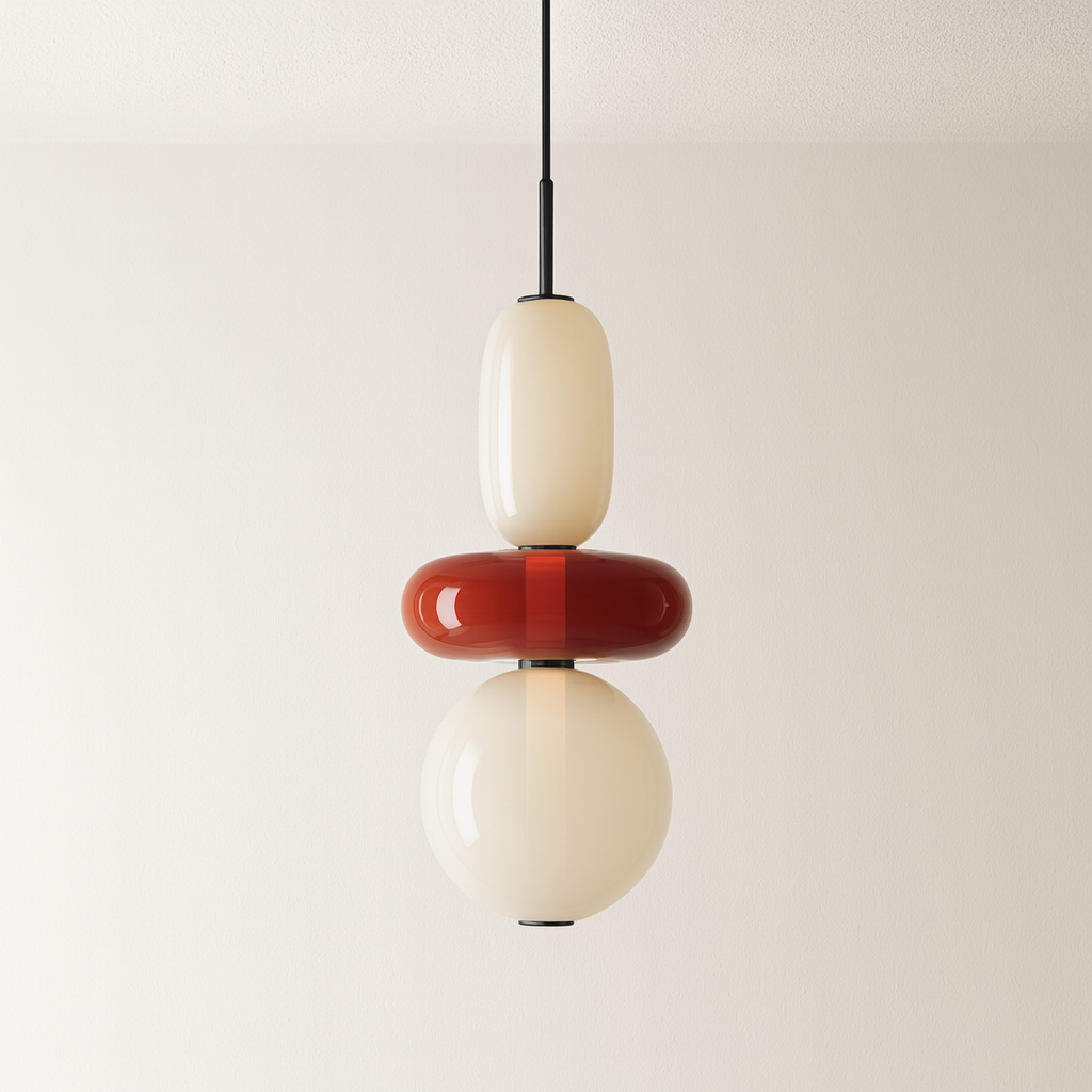 Luminária Pendente Moderno Minimalista Vidro Gapy Tyn