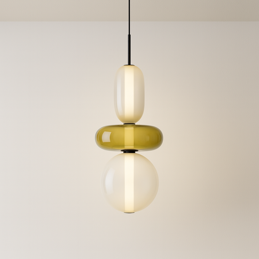 Luminária Pendente Moderno Minimalista Vidro Gapy Tyn