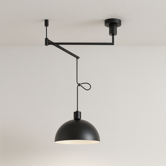 Luminária Pendente Moderna Minimalista Articulada Metal Raja