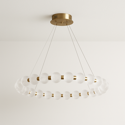 Luminária Pendente Moderna Minimalista LED Acrílico Metal Olda