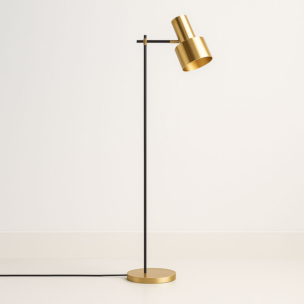 Luminária de Chão Articulável Moderna Minimalista Aly