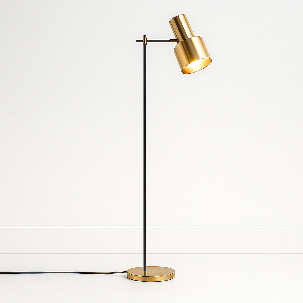 Luminária de Chão Articulável Moderna Minimalista Aly