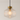 Luminária Pendente Moderna Minimalista Metal Vidro Canelado Avlon
