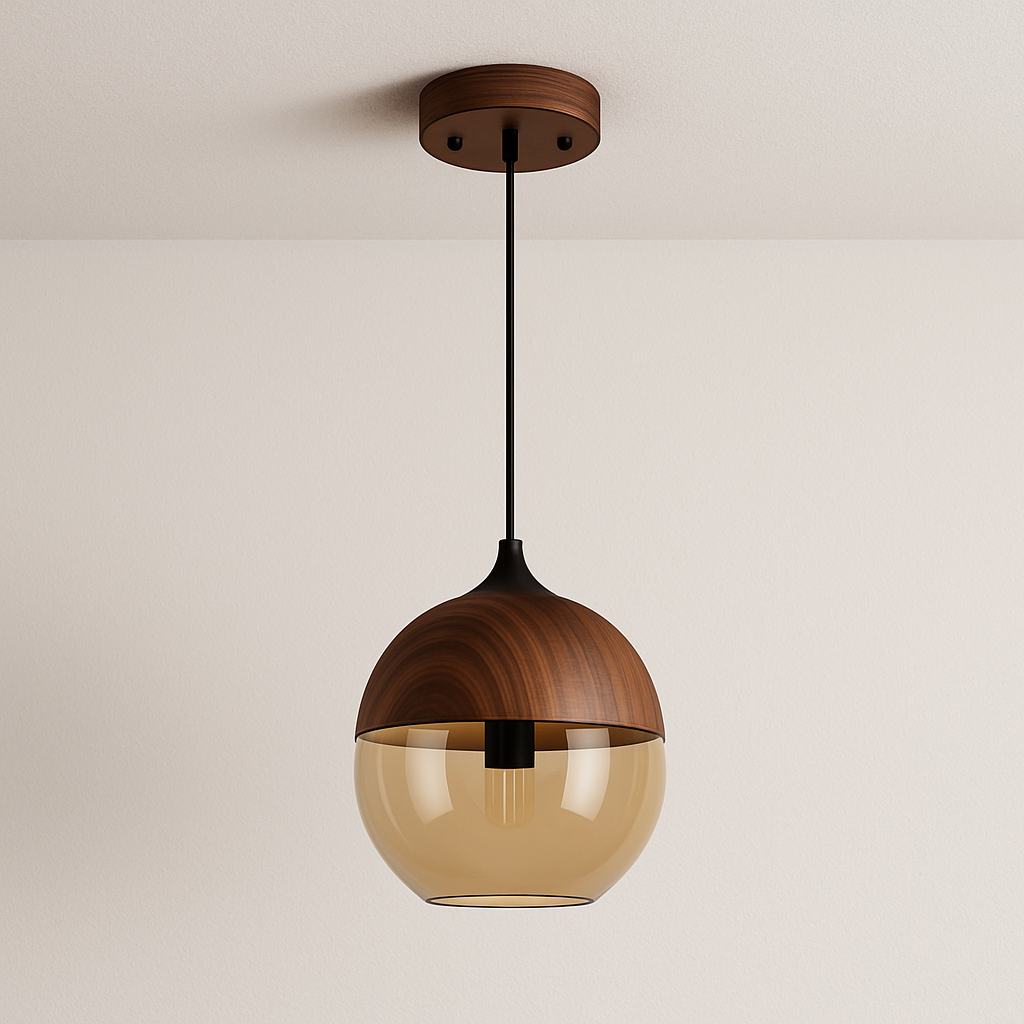 Luminária Pendente Moderna Minimalista Vidro Grace