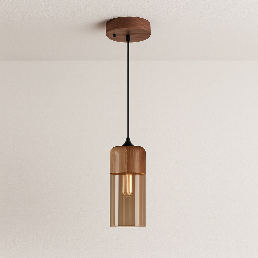 Luminária Pendente Moderna Minimalista Vidro Grace
