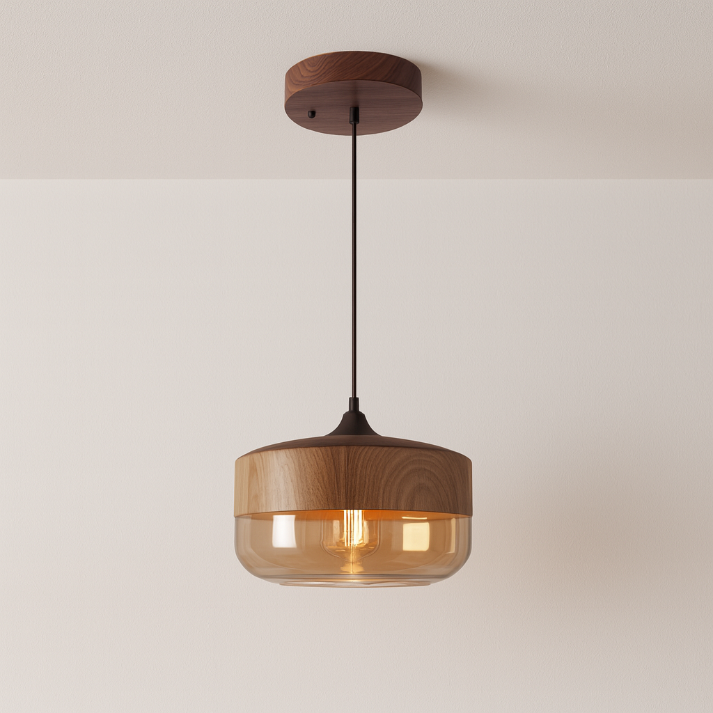 Luminária Pendente Moderna Minimalista Vidro Grace