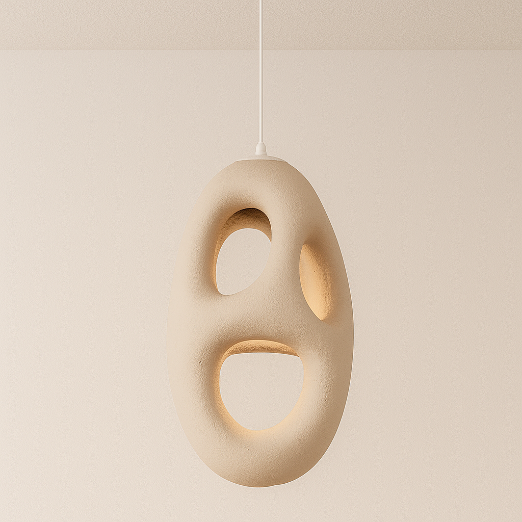 Luminária Pendente Moderna Minimalista Resina Nomam