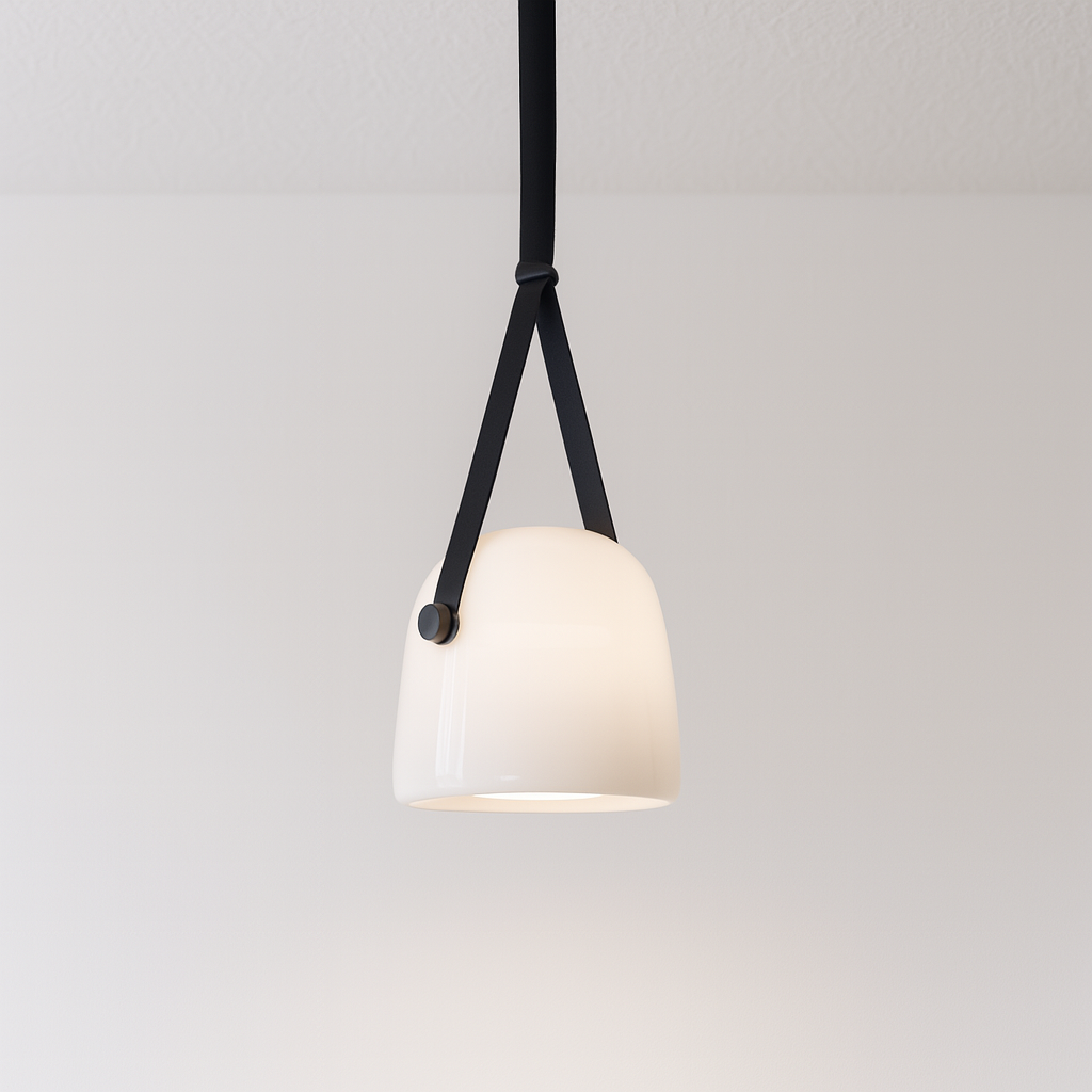 Luminária Pendente Minimalista Moderna Vidro LED Artz