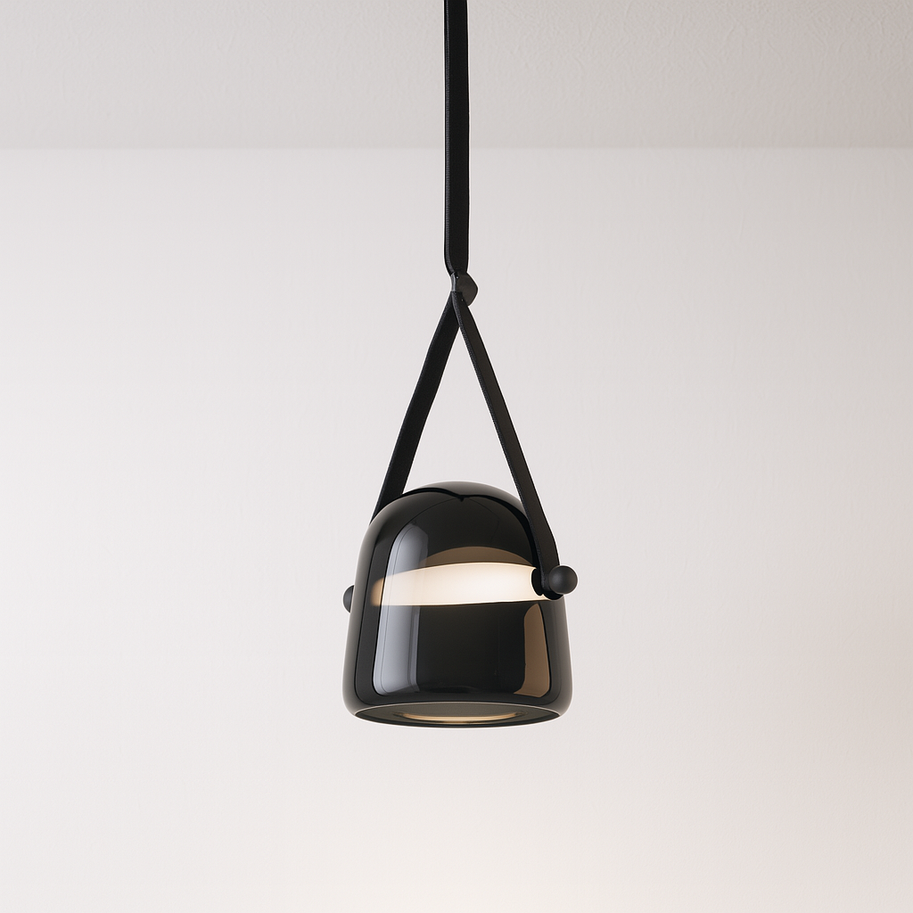 Luminária Pendente Minimalista Moderna Vidro LED Artz