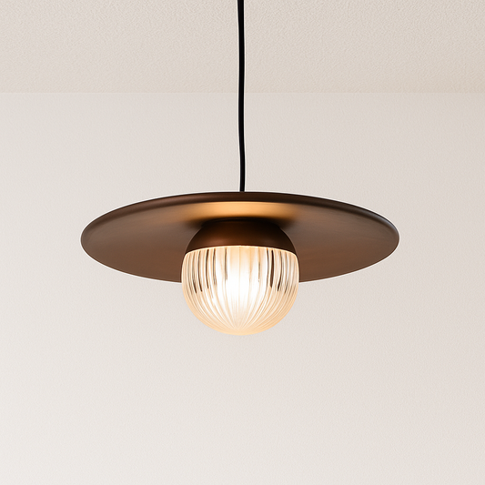 Luminária Pendente Moderna Minimalista Madeira Darla