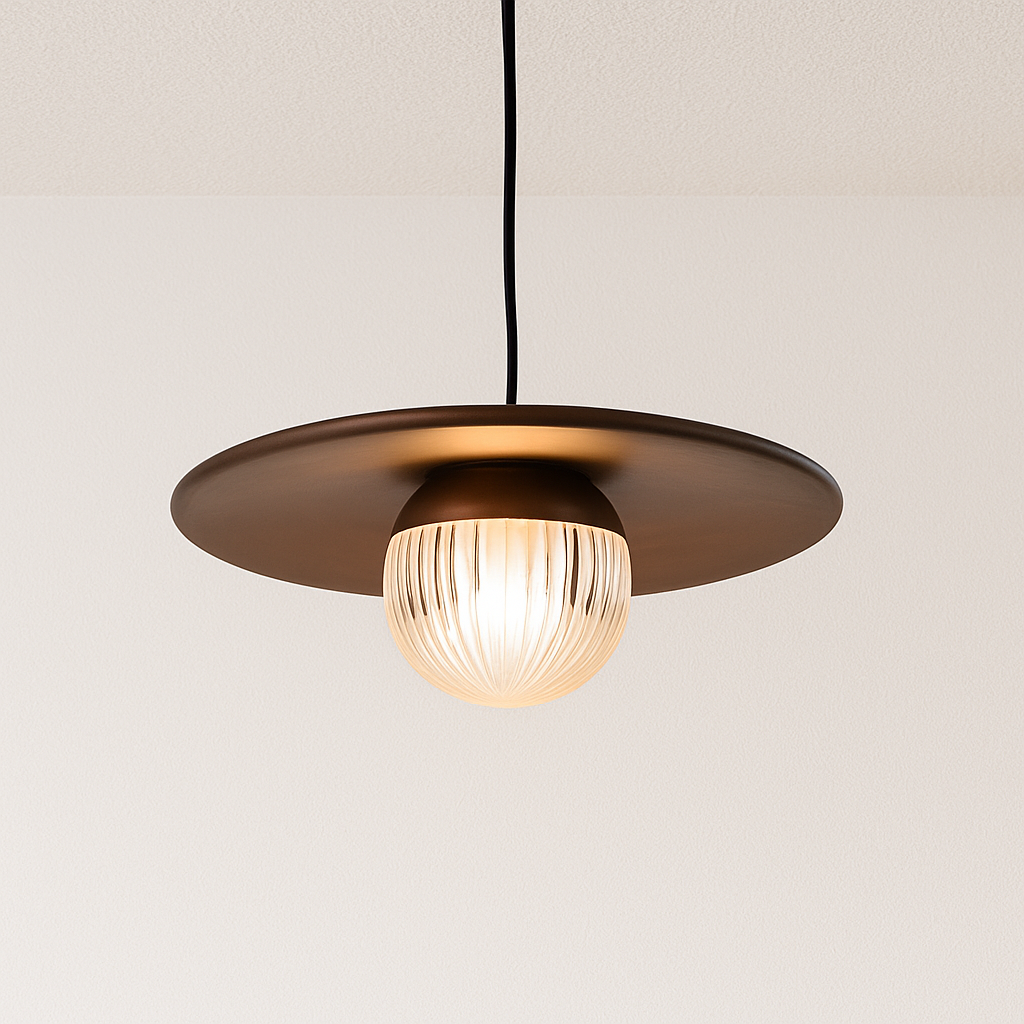 Luminária Pendente Moderna Minimalista Madeira Darla