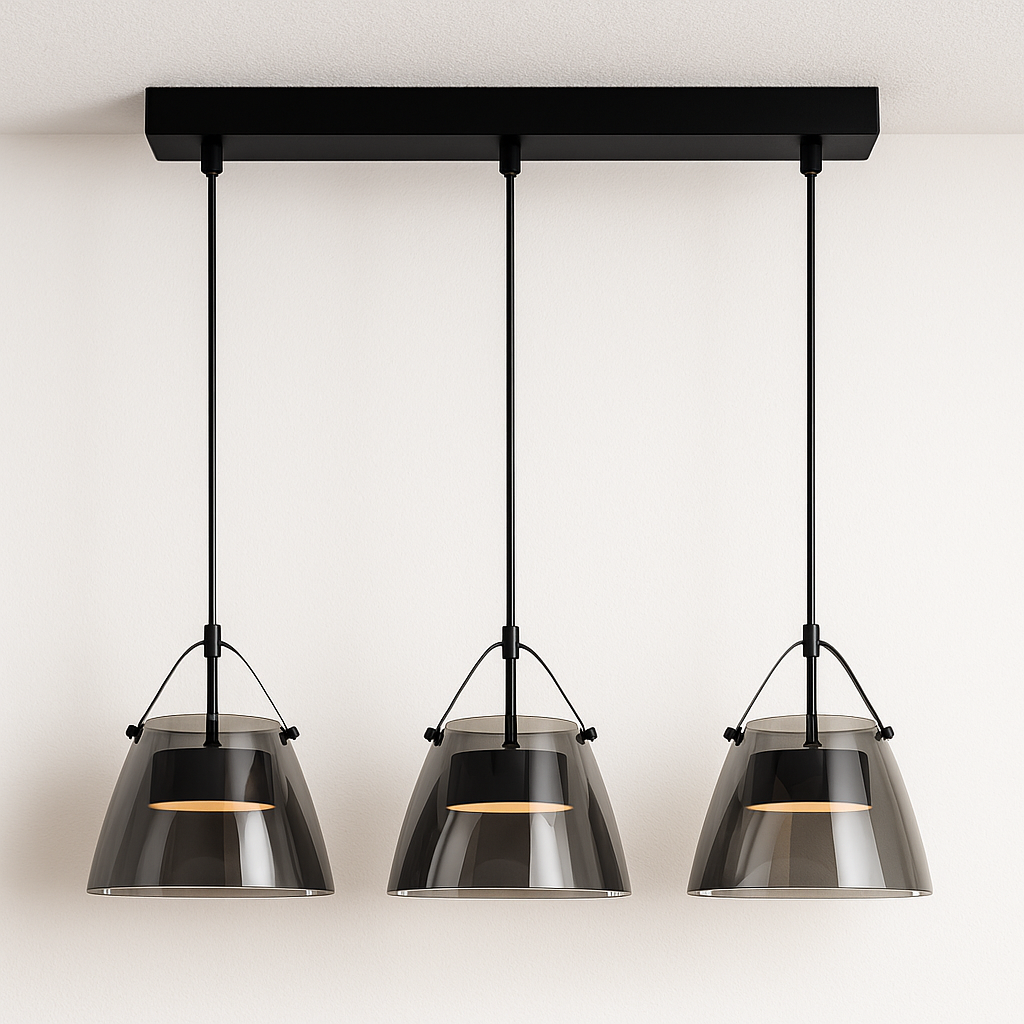 Luminária Pendente Moderna Minimalista LED Vidro Metal Zofia