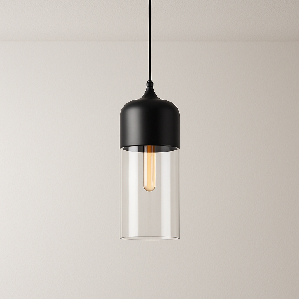 Luminária Pendente Moderna Minimalista Vidro Grace