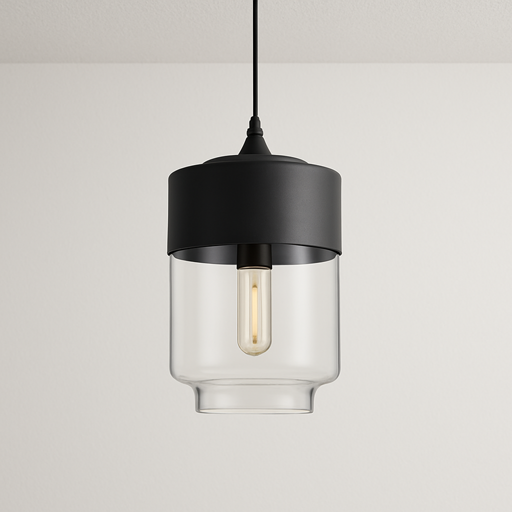 Luminária Pendente Moderna Minimalista Vidro Grace