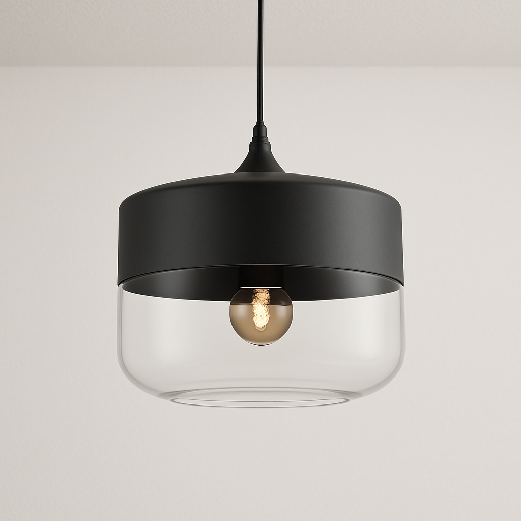 Luminária Pendente Moderna Minimalista Vidro Grace