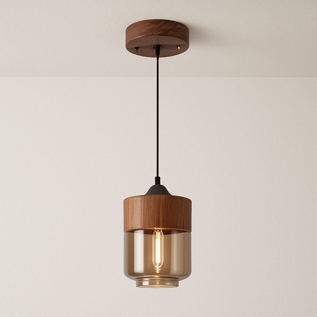 Luminária Pendente Moderna Minimalista Vidro Grace
