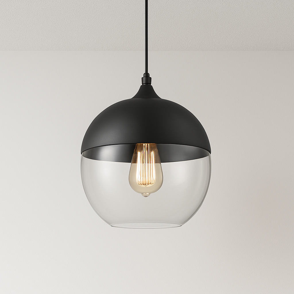 Luminária Pendente Moderna Minimalista Vidro Grace