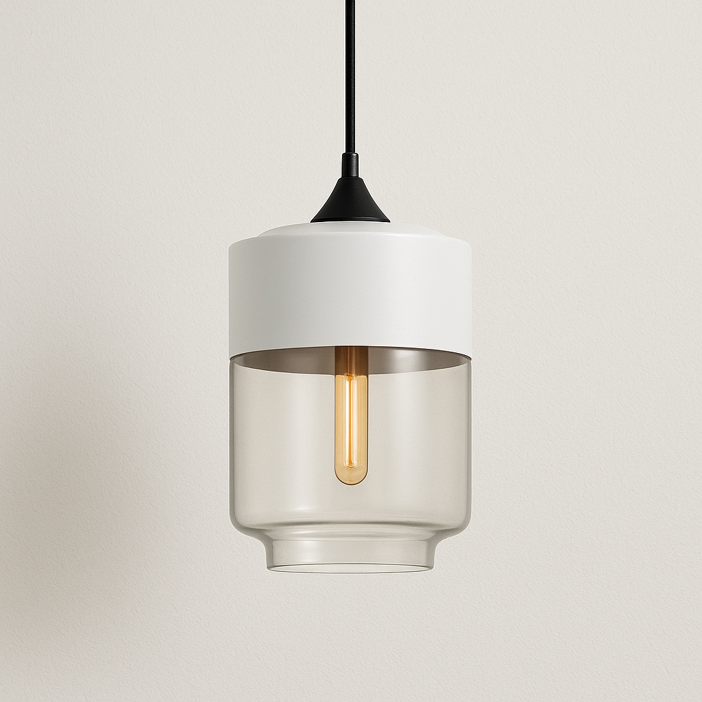 Luminária Pendente Moderna Minimalista Vidro Grace