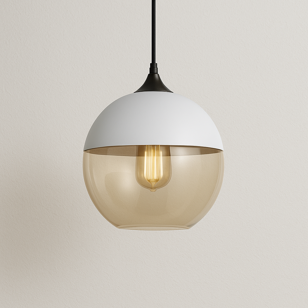 Luminária Pendente Moderna Minimalista Vidro Grace
