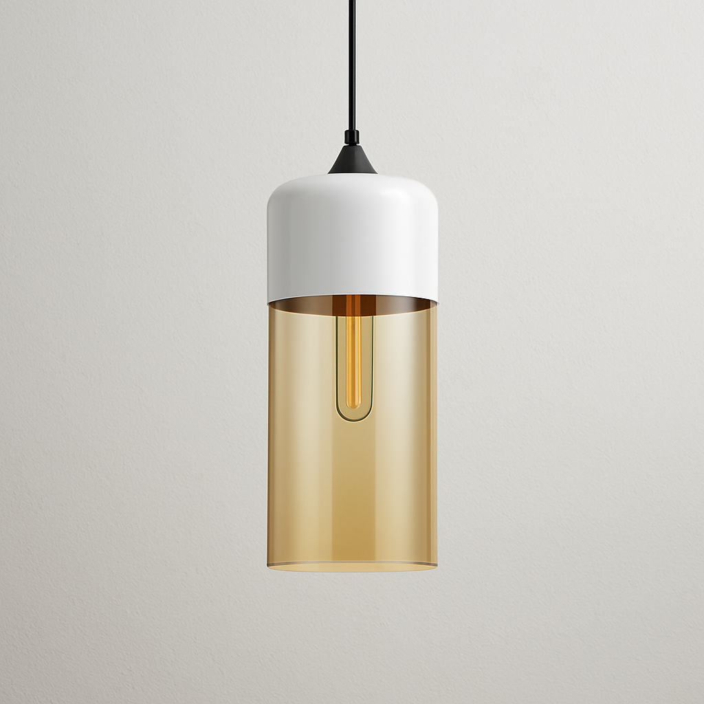 Luminária Pendente Moderna Minimalista Vidro Grace
