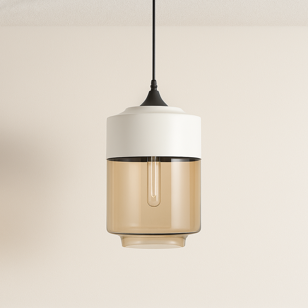 Luminária Pendente Moderna Minimalista Vidro Grace