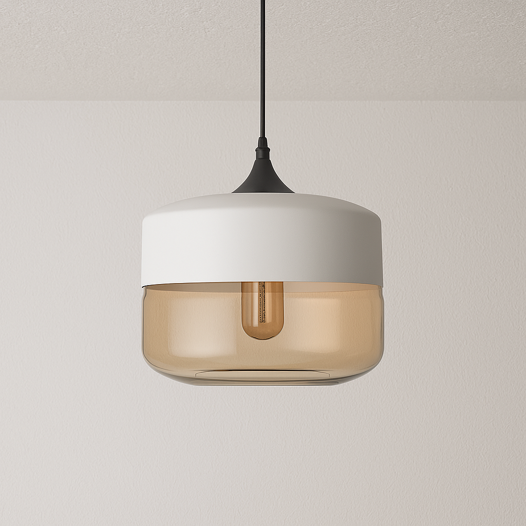 Luminária Pendente Moderna Minimalista Vidro Grace