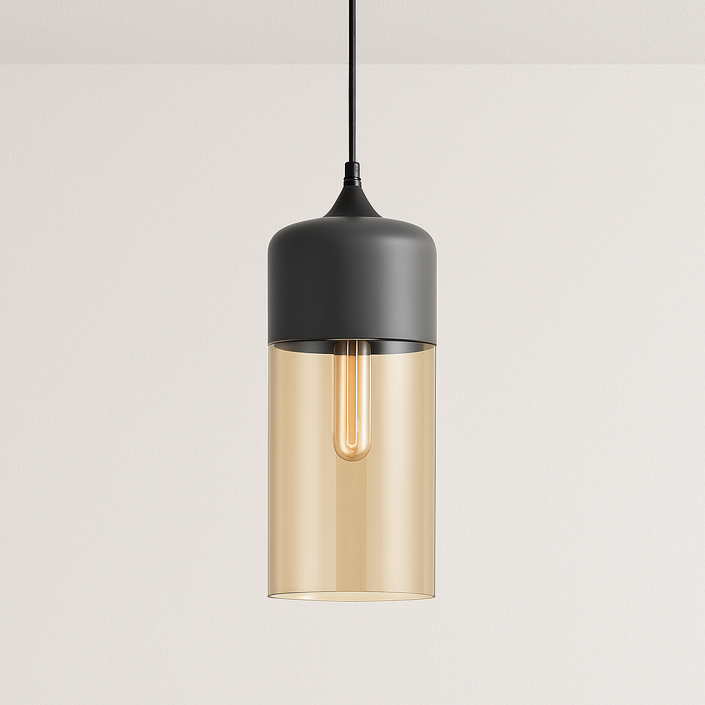 Luminária Pendente Moderna Minimalista Vidro Grace