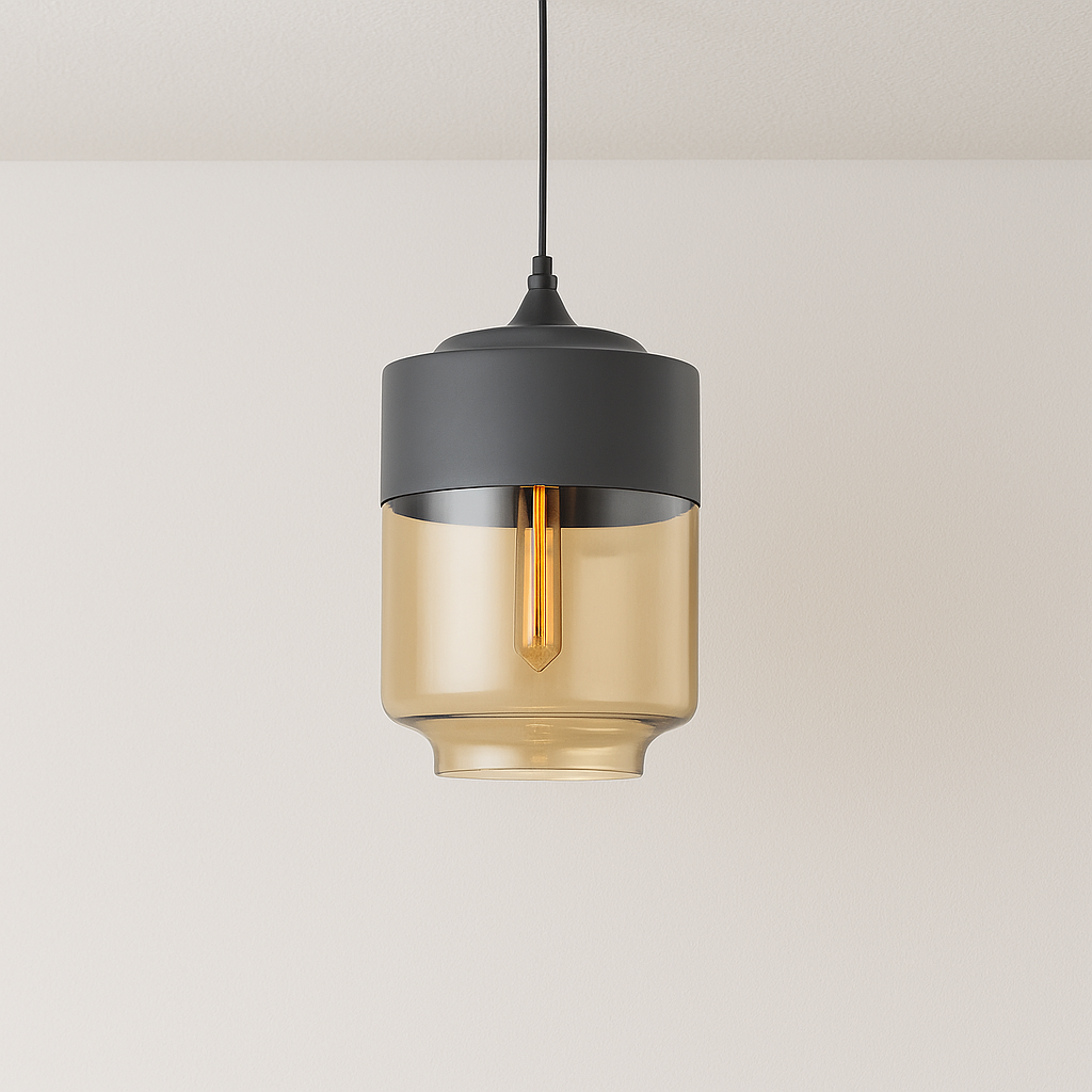 Luminária Pendente Moderna Minimalista Vidro Grace