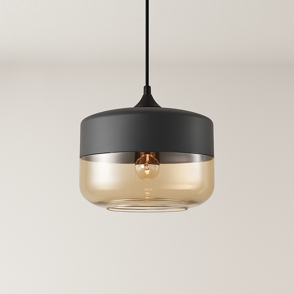 Luminária Pendente Moderna Minimalista Vidro Grace
