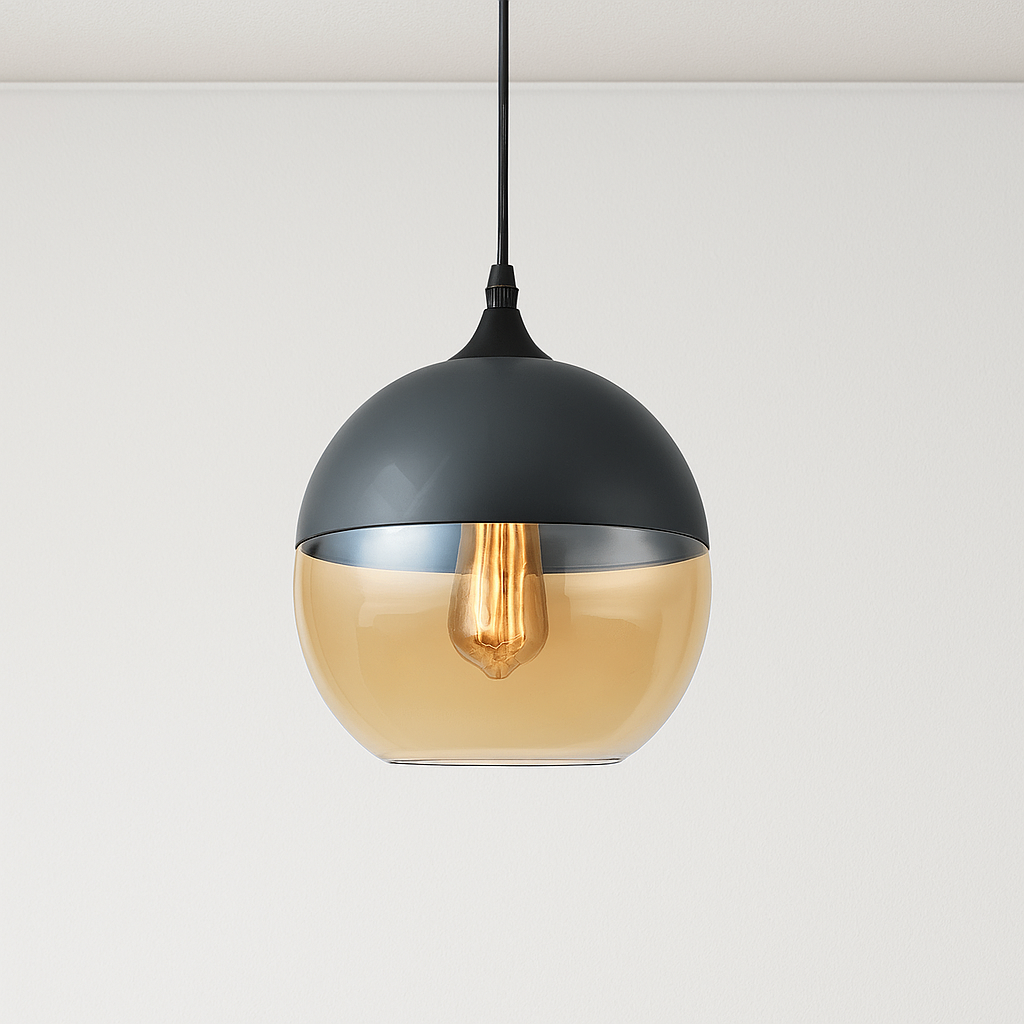 Luminária Pendente Moderna Minimalista Vidro Grace