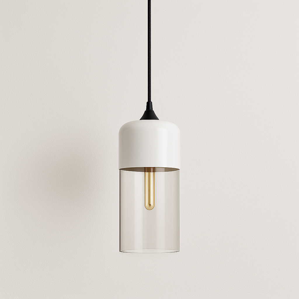 Luminária Pendente Moderna Minimalista Vidro Grace