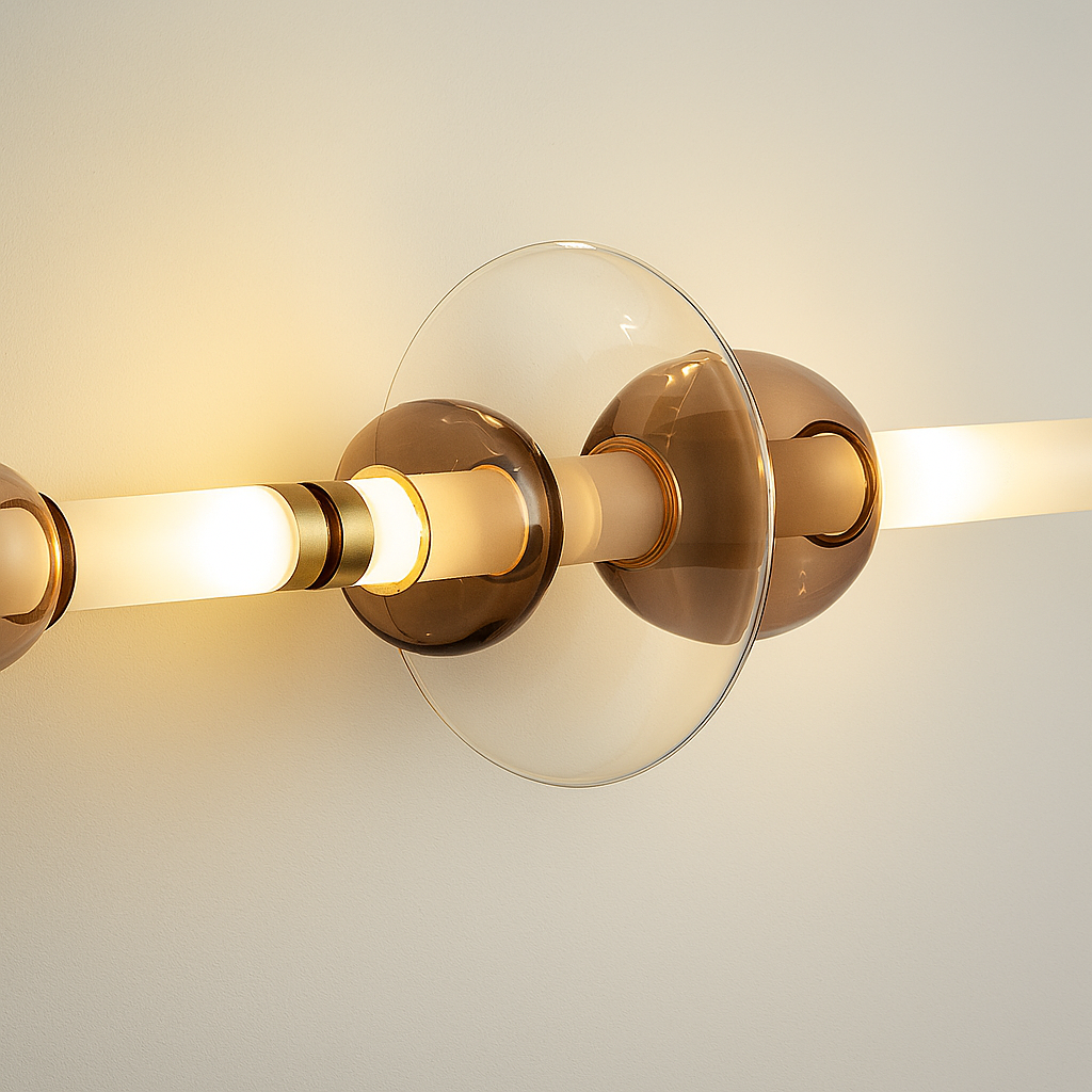 Luminária Pendente Moderna Minimalista Metal Vidro Satalle