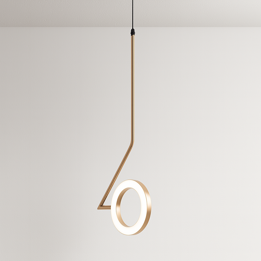 Luminária Pendente Moderno Minimalista Metal LED Aisle