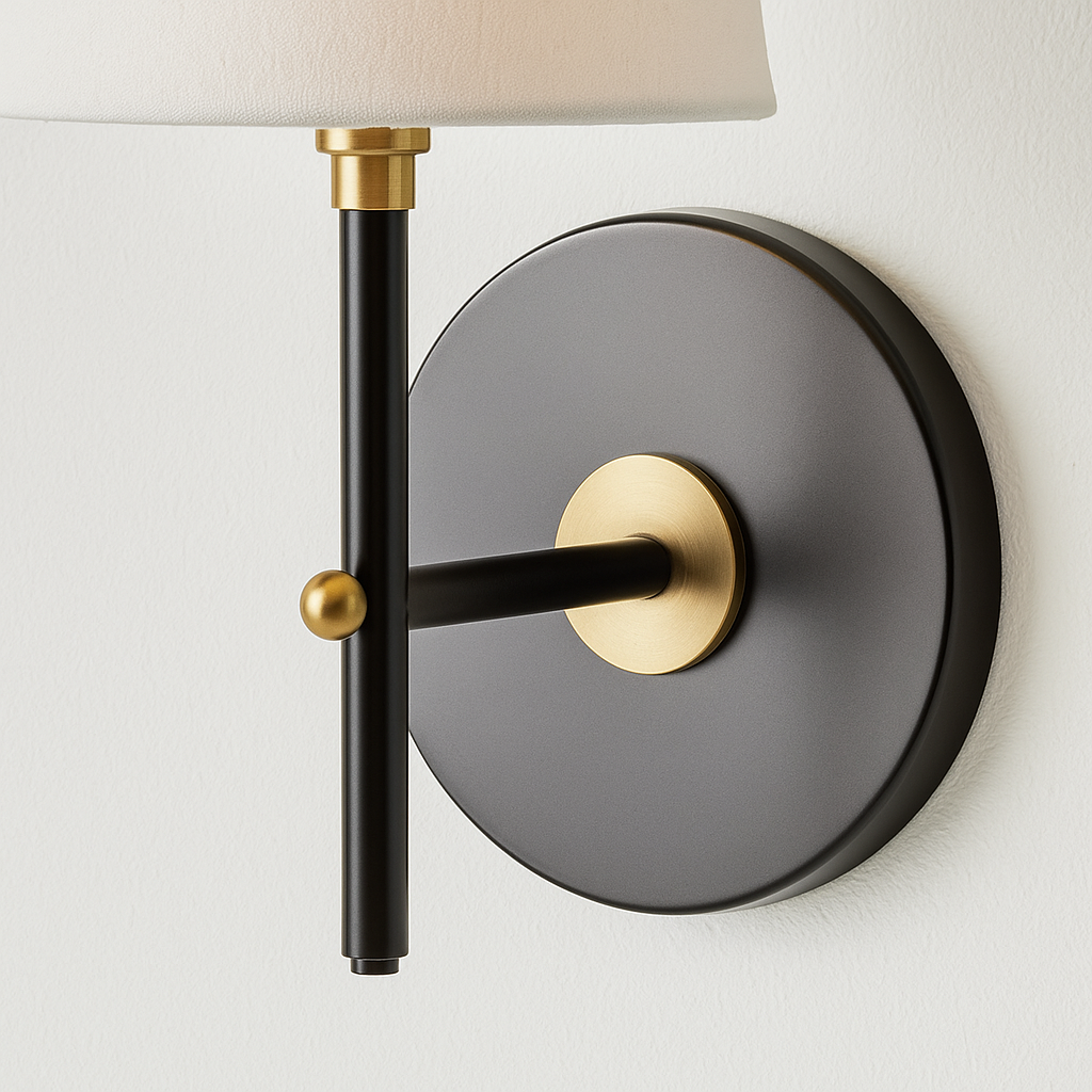 Luminária Arandela Moderna Minimalista Tecido Gaon