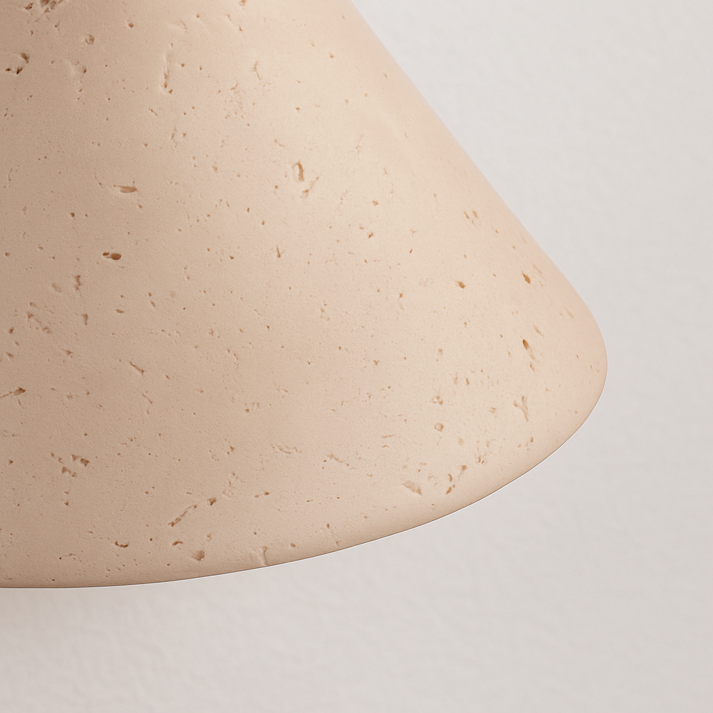 Luminária Arandela Moderna Minimalista Mármore Travertino Kora
