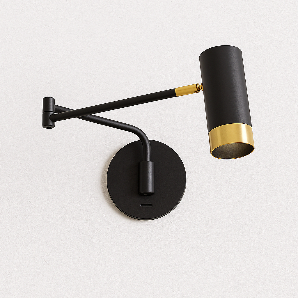 Luminária Arandela Moderno Minimalista Articulada Ortiz