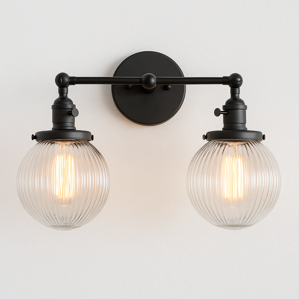 Luminária Arandela Minimalista Metal Valky
