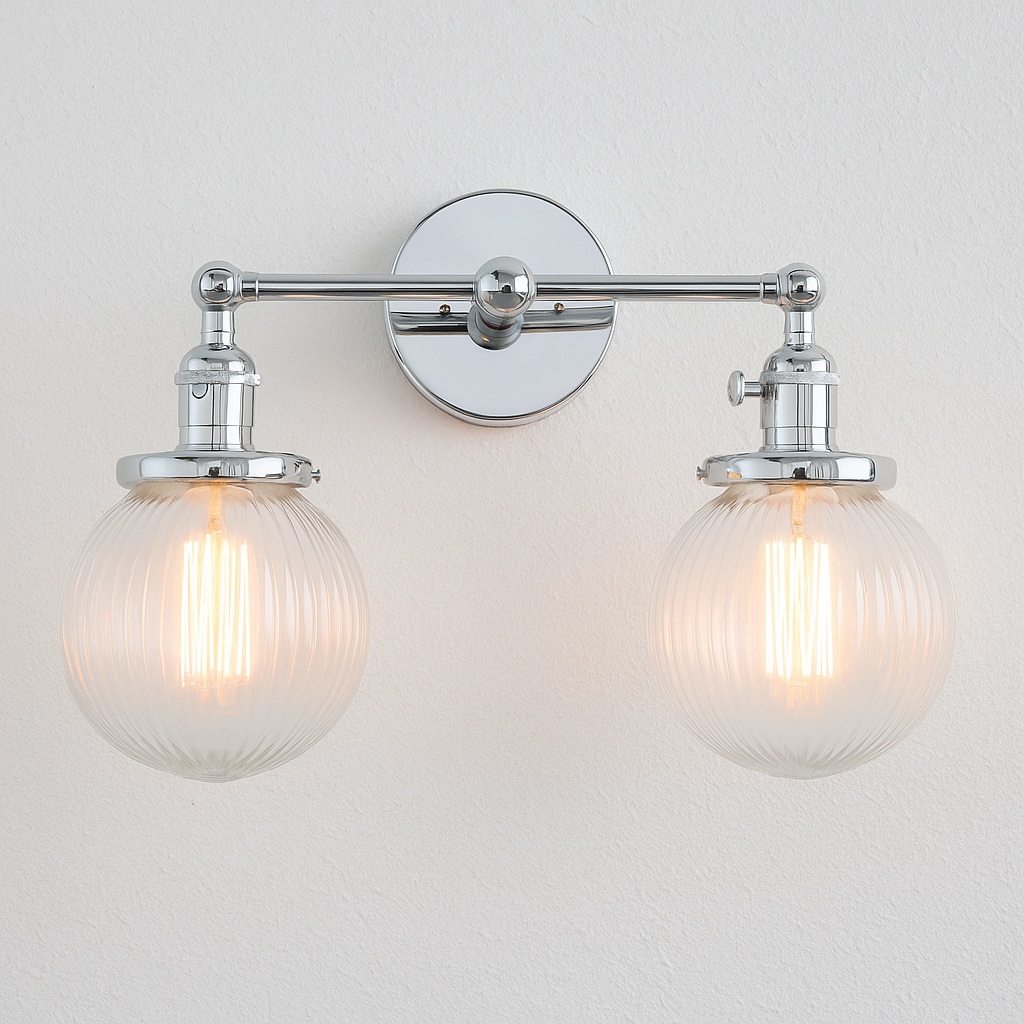 Luminária Arandela Minimalista Metal Valky