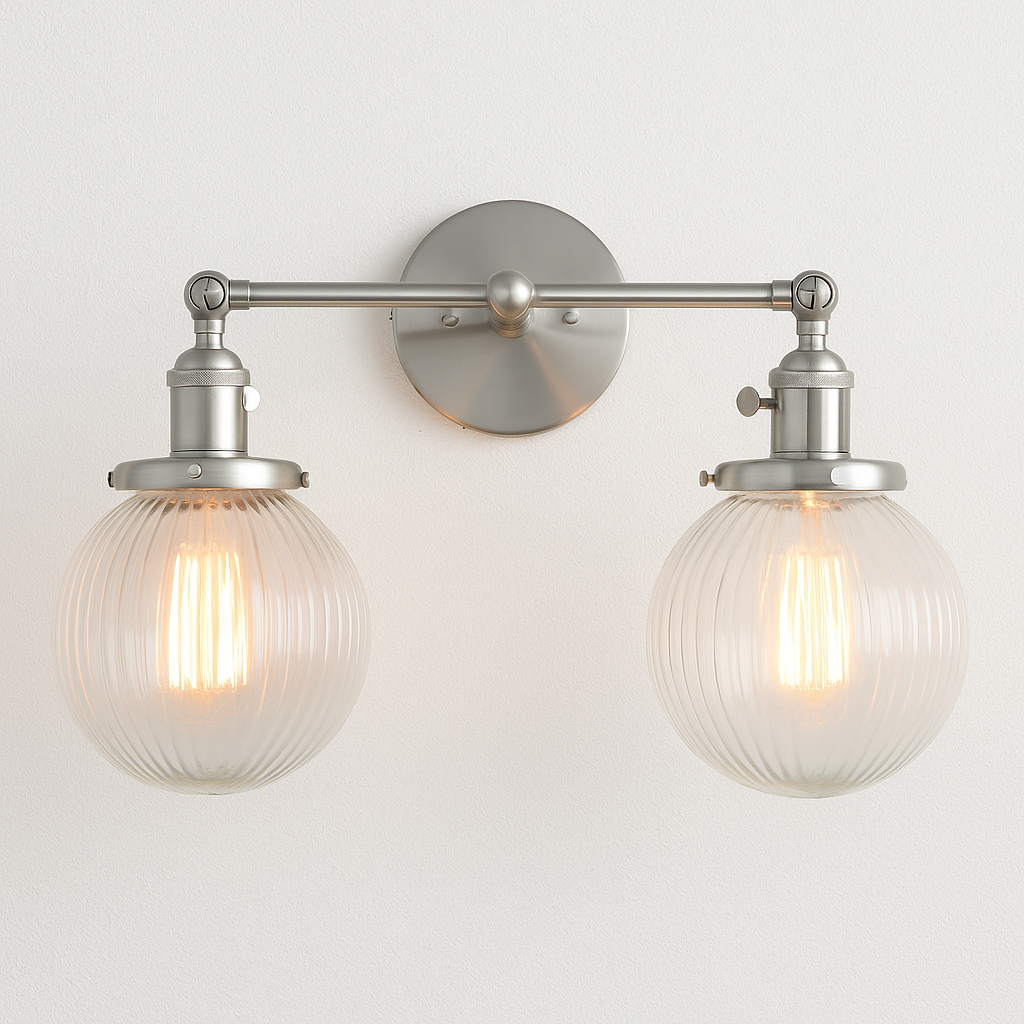 Luminária Arandela Minimalista Metal Valky