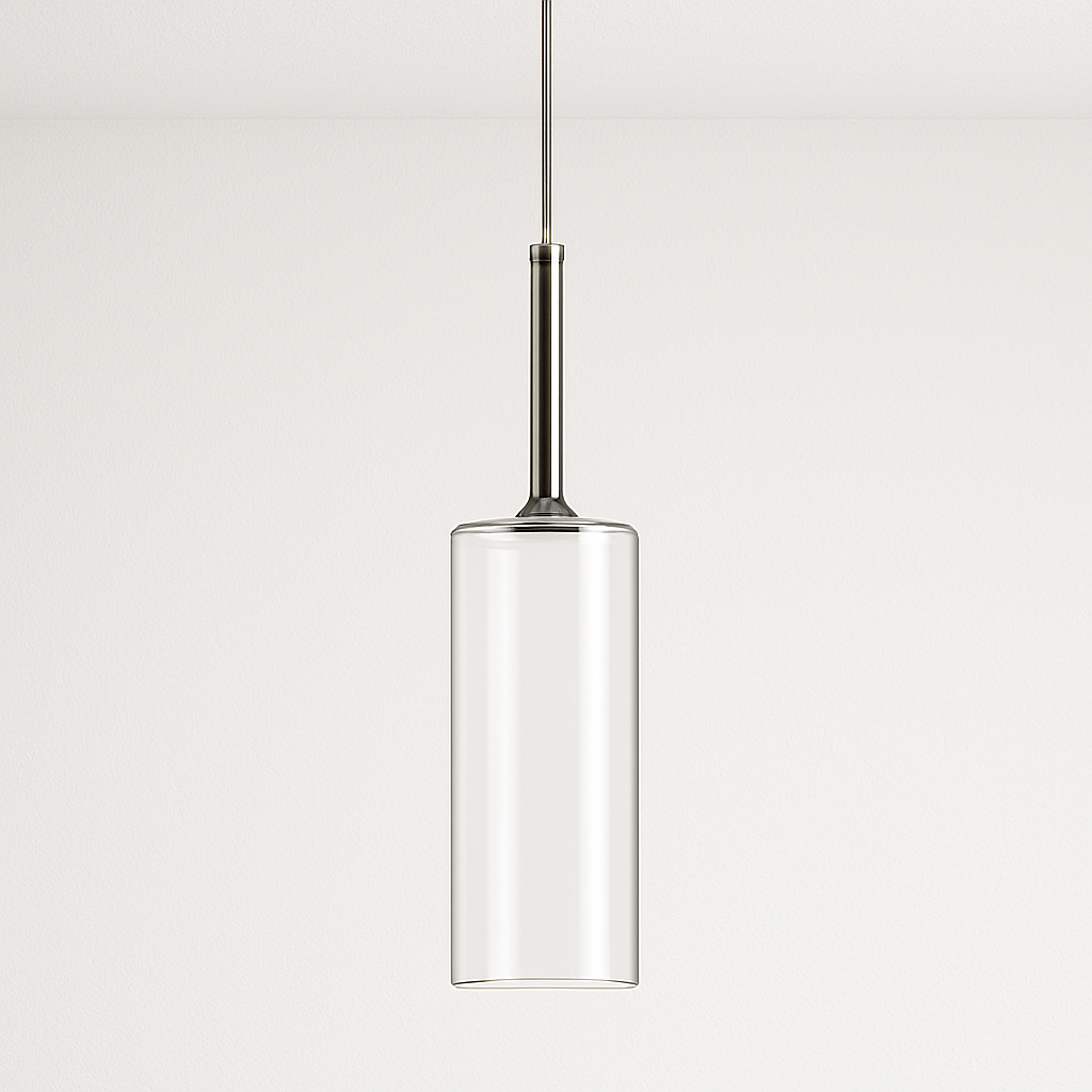 Luminária Pendente Moderno Minimalista Vidro Klaus