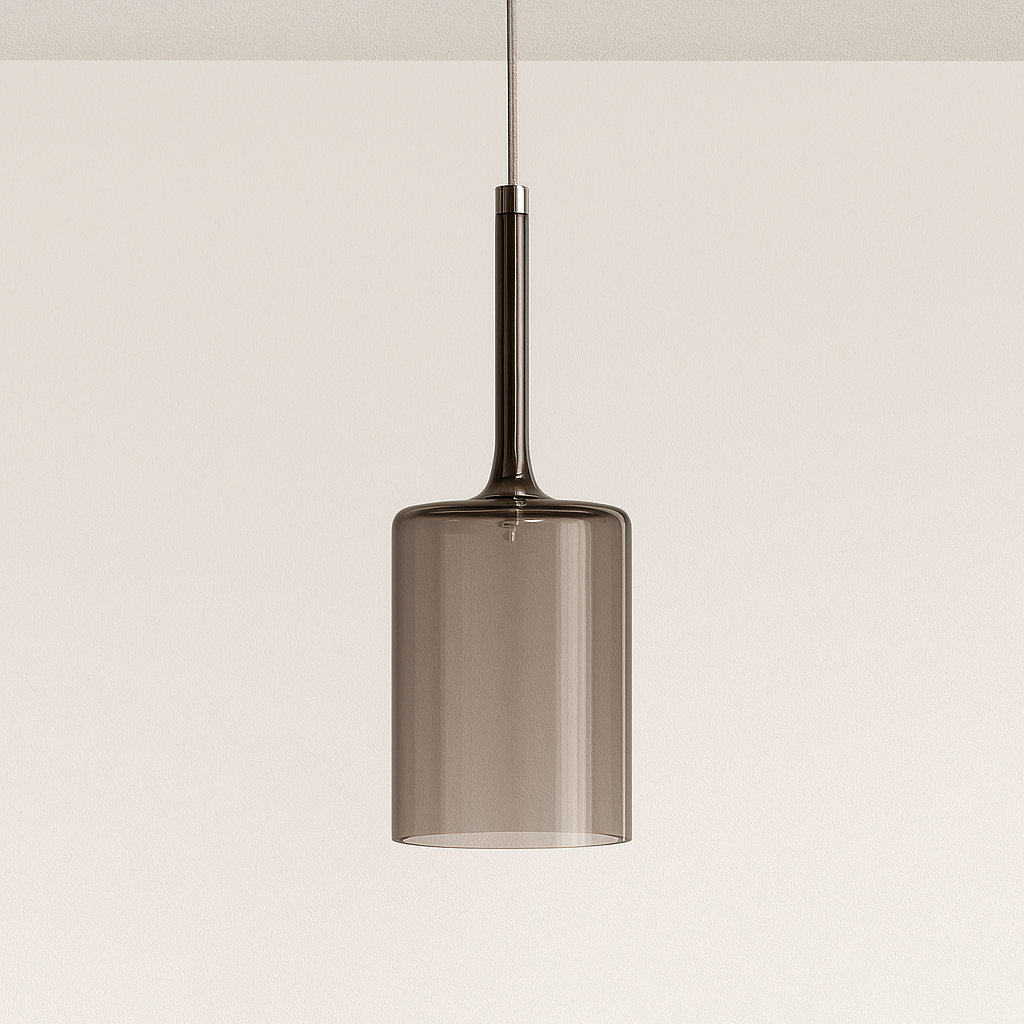 Luminária Pendente Moderno Minimalista Vidro Klaus