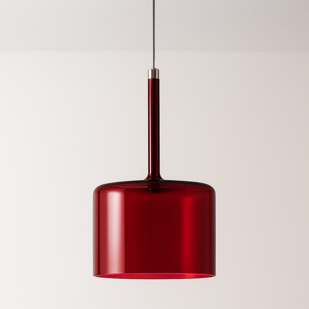 Luminária Pendente Moderno Minimalista Vidro Klaus