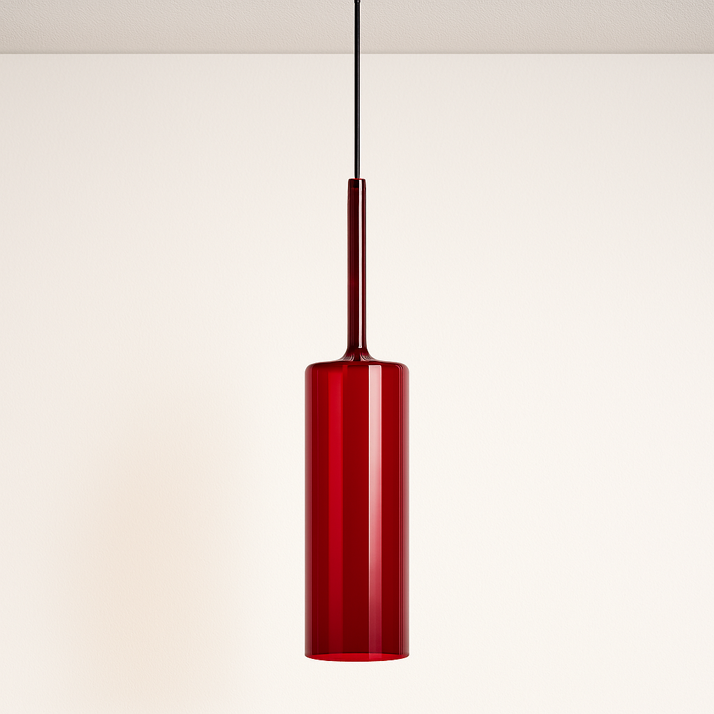 Luminária Pendente Moderno Minimalista Vidro Klaus