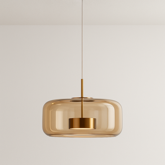 Luminária Pendente Moderno Minimalista Vidro Zahraa