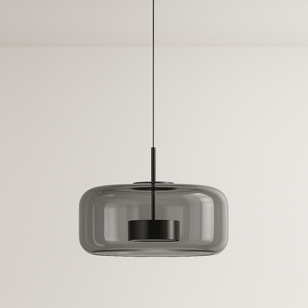 Luminária Pendente Moderno Minimalista Vidro Zahraa