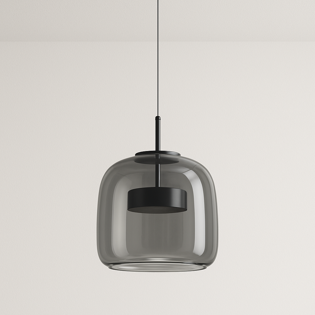Luminária Pendente Moderno Minimalista Vidro Zahraa