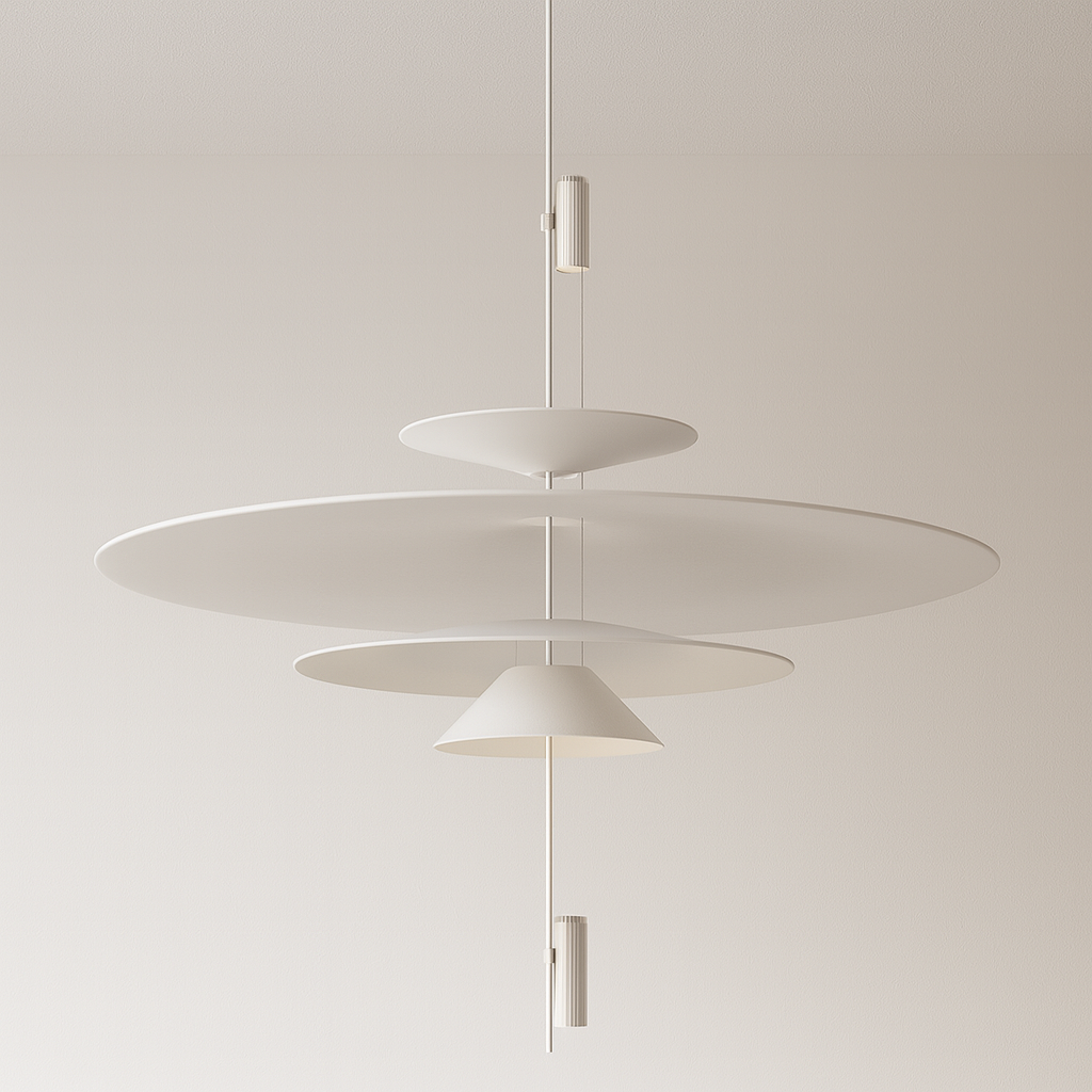 Luminária Pendente Moderno Minimalista Flamingo LED 4 Camadas