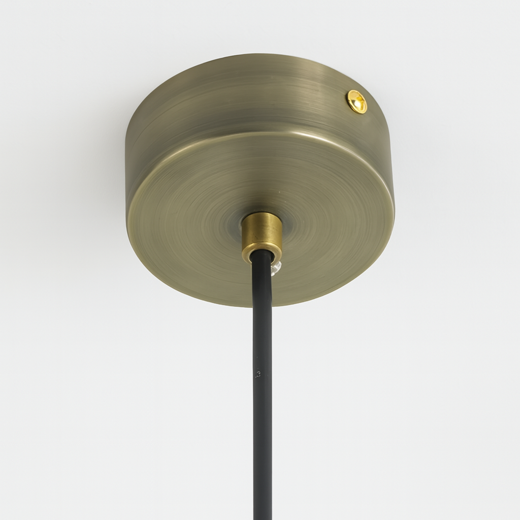 Luminária Pendente Moderna Minimalista LED Resina Metal Gon