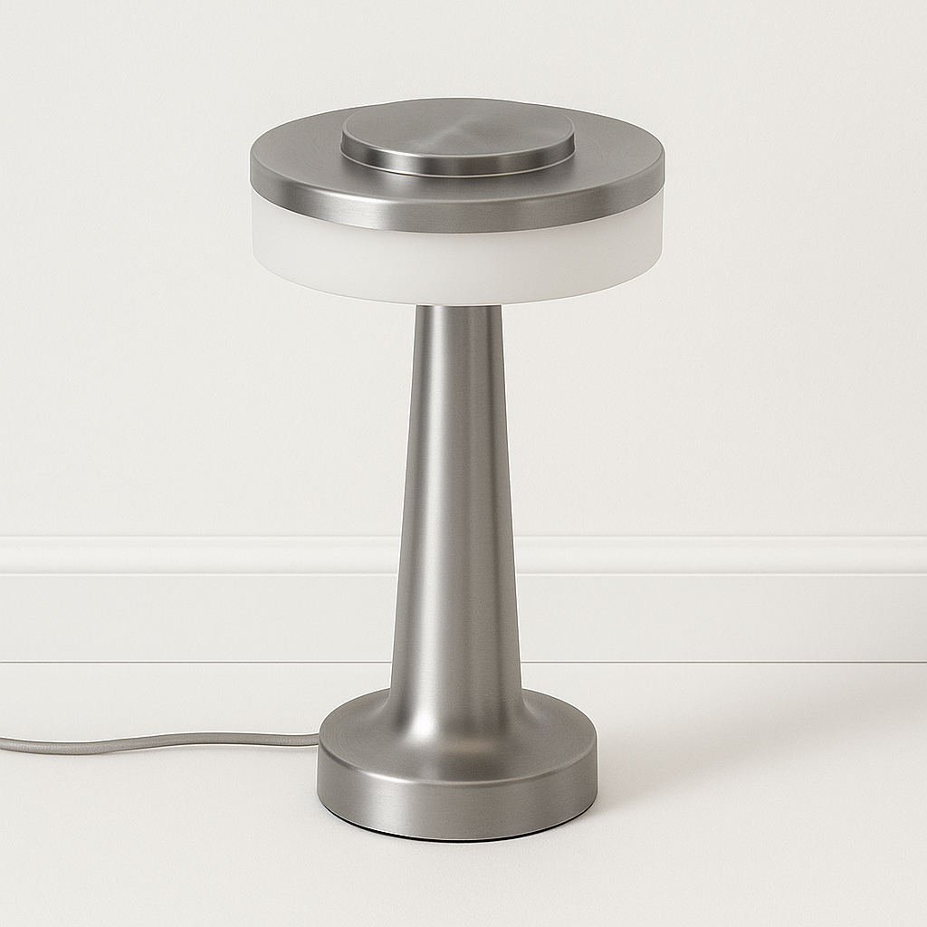 Luminária de Mesa Moderna Minimalista Metal LED Dumbbel